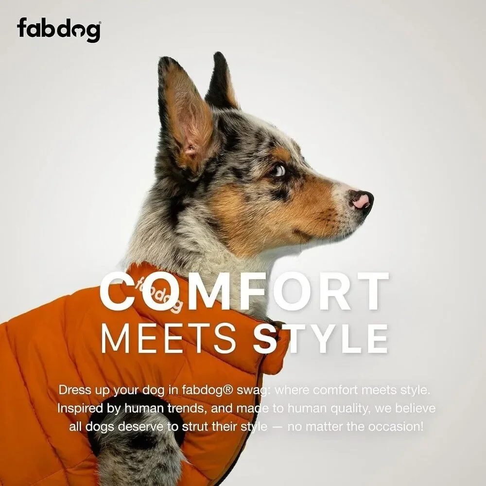 Fabdog Dog Puffer Coat - Dog Jacket 12